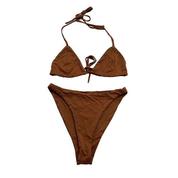 Myra Swim Sofia Top & Cindy Bottoms in Brown - Picture 1 of 5